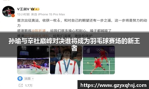 孙瑜与辛杜巅峰对决谁将成为羽毛球赛场的新王者
